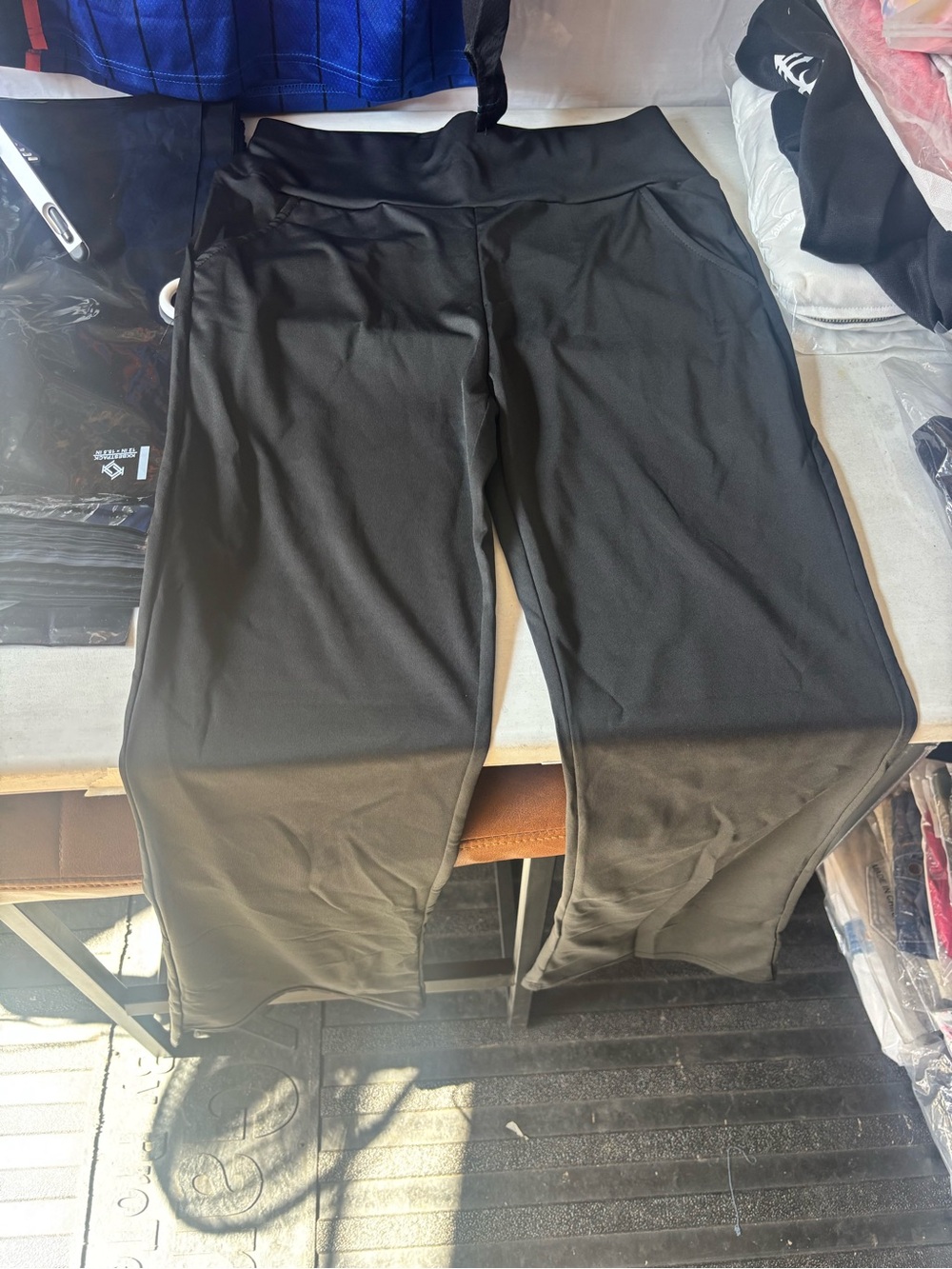Kids Black Active Capri Leggings